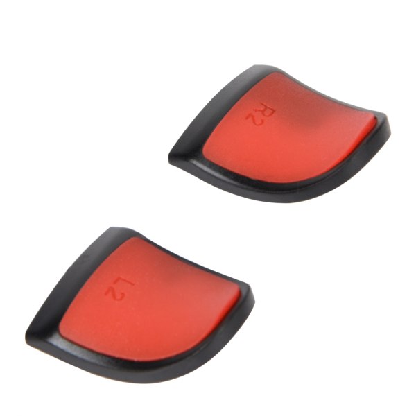 L2 R2 udvidede greb Soft Touch Controller Extenders Knapper Udvidelse Trigger til PS4 (rød)
