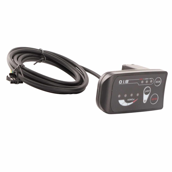 48V LED810 Instrument Display Meter Panel Vandtæt til El-cykel E-Scooter