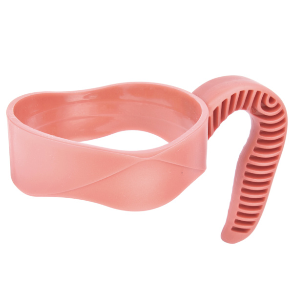 Krusgreb i plast, ergonomisk krusbærer til 20oz-30oz kander, flasker og de fleste andre krus, pink