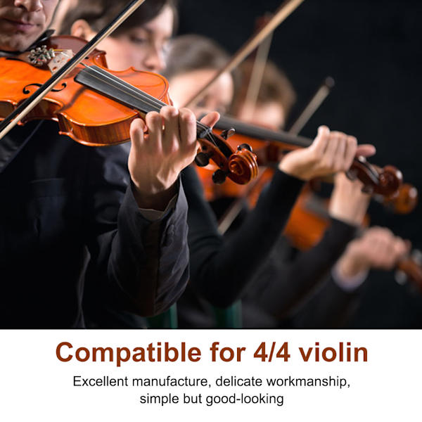 Stemmepinner i ibenholt med endepinnesett erstatningsdeler for 4/4 fioliner musikkinstrumenter
