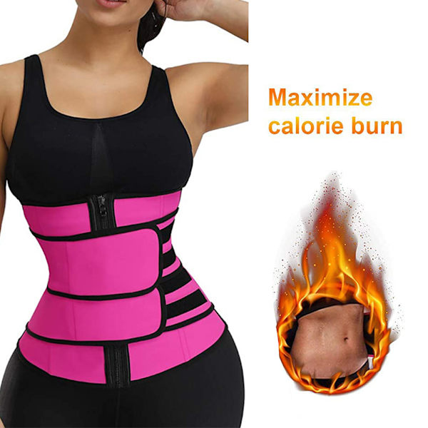 Waist Trainer Trimmer Bælte Slank Body Shaper Shapewear Kvinder Vægttab Lumbal Shaper Workout Trimmer Bælte