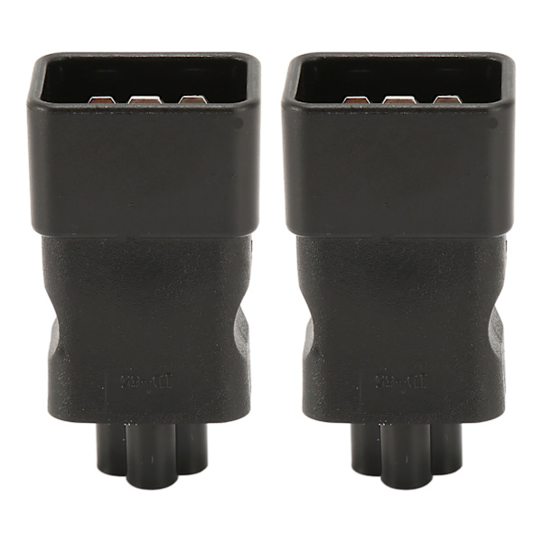 2 stk IEC320 C20 til IEC320 C6 strømadapter Professionel C20 til C6 strømstikadapter til bærbar PDU Server UPS-stik 250V
