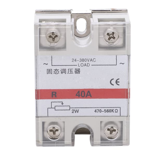 Solid State Spændingsregulator SSVR AC Spændingsmodstandsværdiregulering 40A 24-380VAC