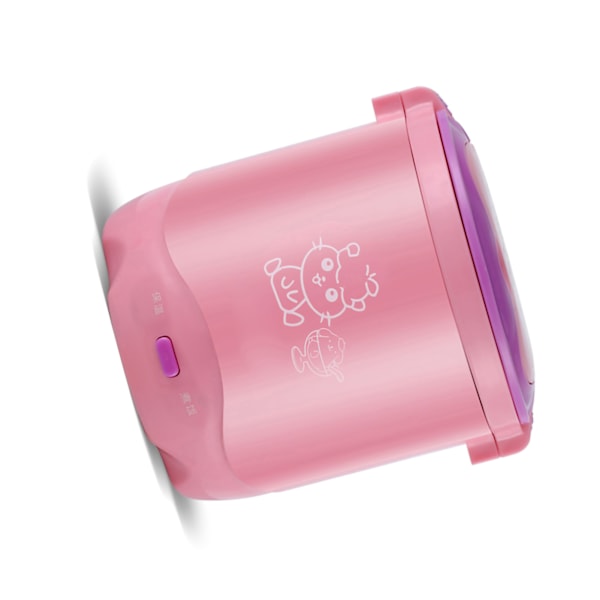 1,2L Mini Risgrynskokare Bärbar Resekokare Multikokare för Soppor Grytor Havregryn Rosa 1‑60st