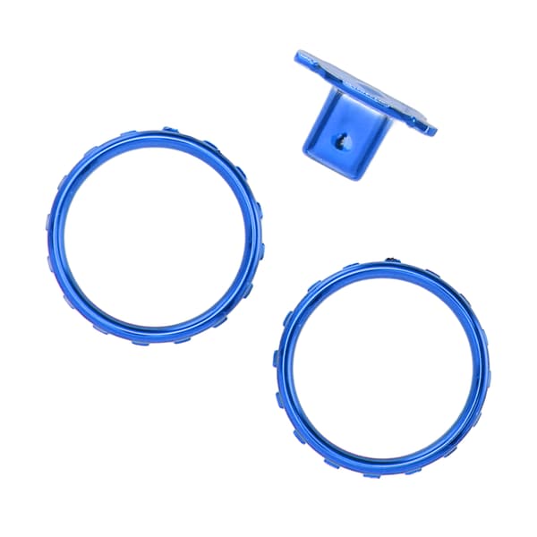 Dekorative accentringe til Xbox Elite Series 2 Controller Matte Chrome Switch Buttons Udskiftningsdele Blå