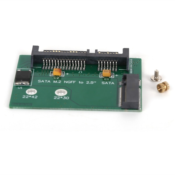Adapterkort M.2 NGFF SSD til 2.5in SATA3 Board SSD Converter Datamaskinharddisktilbehør