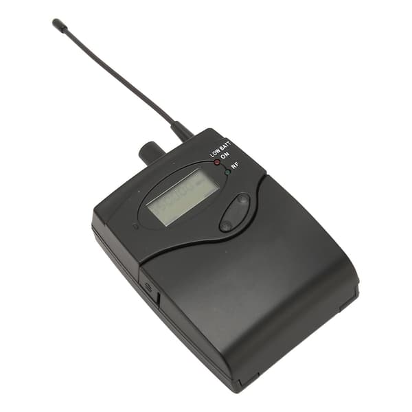 Bodypack-mottaker 550 til 580MHz Stereo øretelefonmonitor-mottaker for bandscene-studio