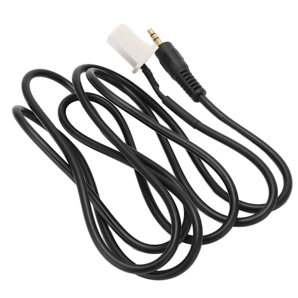 1m Lang AUX Lydinngangadapter 3,5 mm Svart Erstatning for Camry Corolla RAV4 Tacoma Musikkspiller