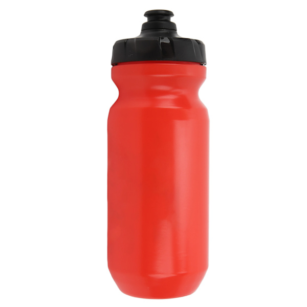 Cykelvattenflaska 600ml Klämbar PP5 Livsmedelsgodkänd Silikon Säker Läckagesäker Sportvattenflaska för Utomhuscykling Röd