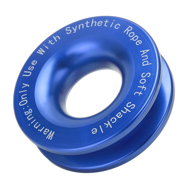Vinsch Snatch Recovery Ring 41000lbs Brottstyrka för 7/16in 1/2in Mjukt Shackle med 3/16in 1/4in 3/8in Rep Blå