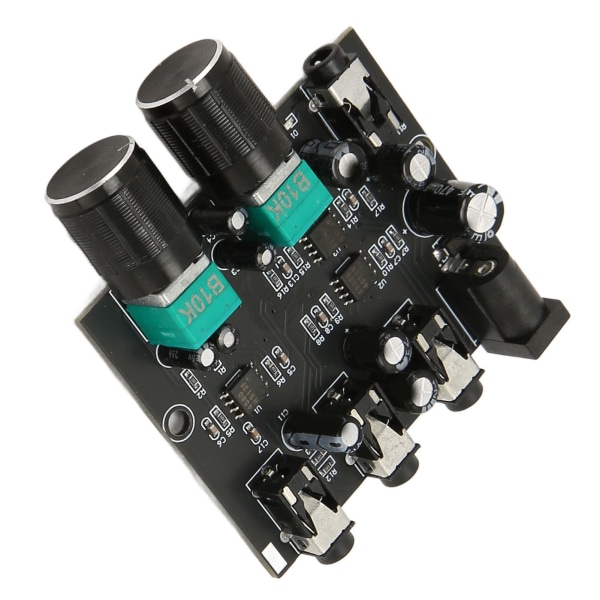 2 i 2 ud lydmixer Professionel lydstyrkekontrol Lav støj Stabil 2-vejs stereolydmixer