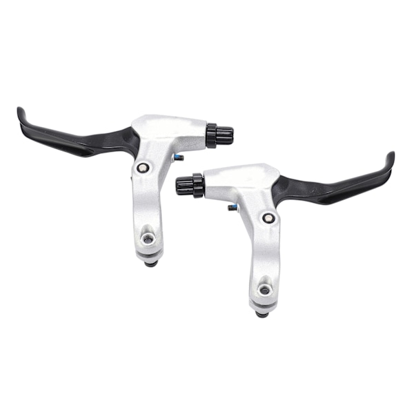 2 STK cykelbremsegreb aluminiumslegering bremsehåndtag til foldecykel mountainbike reservedele sølv