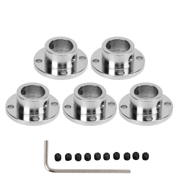 5 kpl 14 mm laippaakselin kytkintä Laippakytkimen liitin Jäykkä ohjainmallin kytkimen lisävaruste Akselin akselin liittimet DIY RC-mallin moottoreille