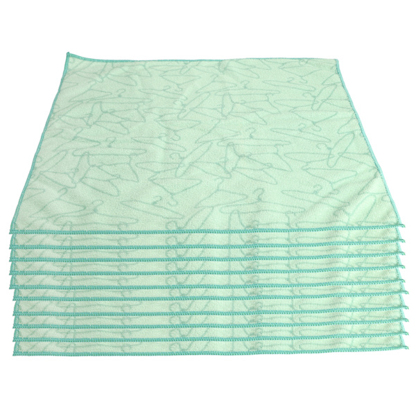 10 stk. Reaktivt trykt farvet håndklæde Absorberende mikrofiberhåndklæde til badeværelse Køkken 40x40cm