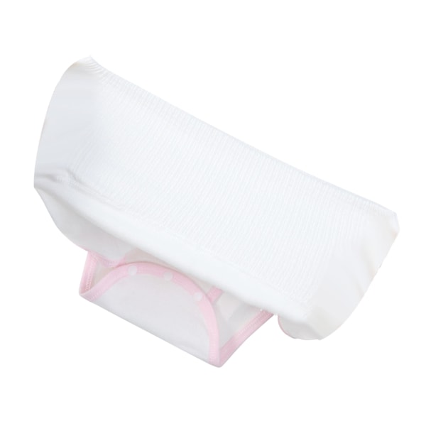 Mavevarmer Babytrusser Tegneserie Ren Bomuld Justerbar Højtaljet Spædbarnstrusser Pink Kanin 90 27.6-33.1lb