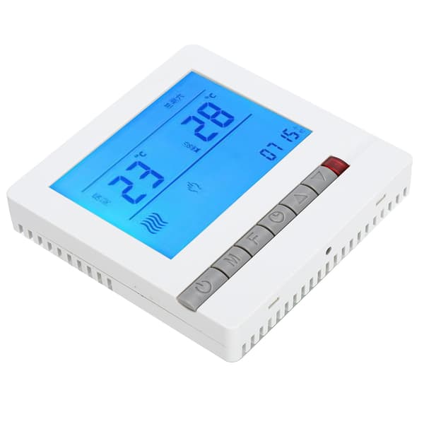 AC220V Termostat Vand Gulvvarme Temperaturregulator Panel med LCD-display