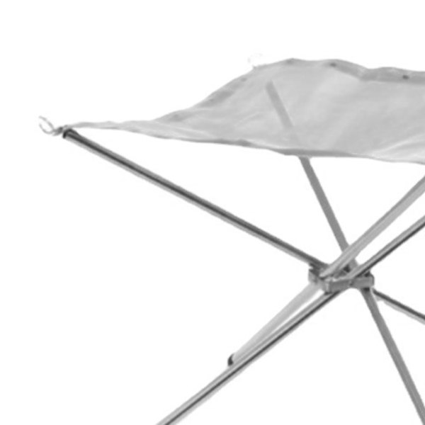 Bærbart utendørs bålsted sammenleggbart bålstativ Camping Grill Mesh brennestativ M 42x42cm/16,5x16,5in