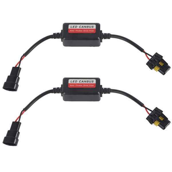 Universal Daytime Running Light Decoder Felfri 9006 LED-lampor Anti Flicker 9 32V