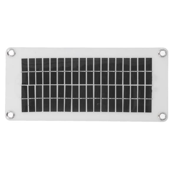 Bærbar solcelleoplader med indbygget intelligent controller 10W 12V til bil og autocamper