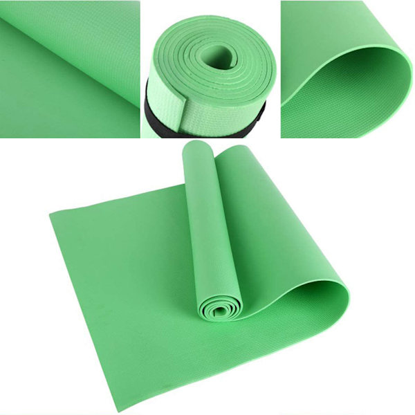 4MM Yogamatte EVA Sklifri Fitness Slim Yoga Hjemmetreningsmatter Treningsmatte for Pilates Treningsunderlag Treningsmatte