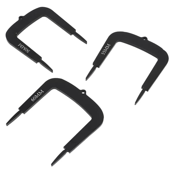 3 stk. Golf Putt Alignment Mål Gate 50mm 55mm 60mm Aluminium Legering Golf Putting Træningshjælp til Putt Alignment