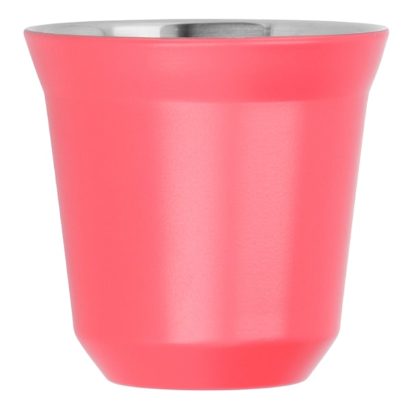 Kahvimuki 304 Ruostumatonta terästä Kannettava teekuppi retkeilyyn Matkustaminen Keittiötarvikkeet 80ml Rose rouge