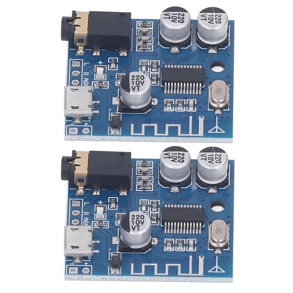 2 STK MP3 Bluetooth-lydmodul med USB 5P-interface DIY bilhøjttaler-lydkort DC3.7-5.5V