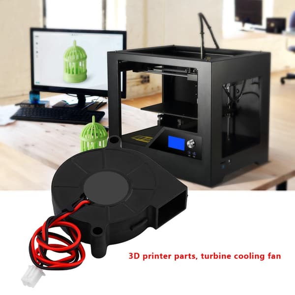 50*15mm Blæse Radial Køleventilator Turbofan Køler Kit Tilbehør til 3D Printer DC 12V