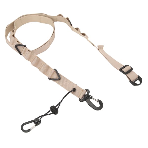 Camping Förvaringsrem Multifunktionell Halkfri Nylon Axelrem med Triangulär Ring för Campingtillbehör Khaki
