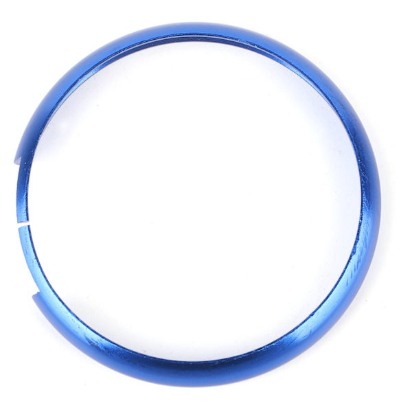 Fjernbetjeningsnøgle Ring Trim Aluminium Legering Erstatning for MINI R55 R56 R57 R58 R59 R60 Mørkeblå