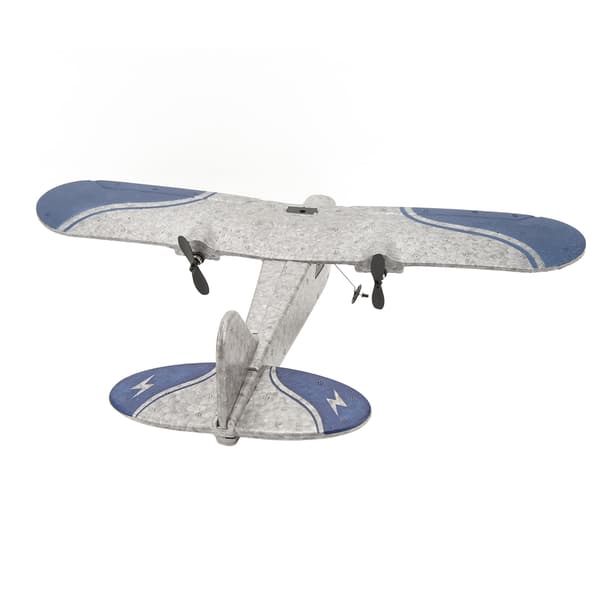 RC-plan Hållbart RC-glidflygplan Fjärrkontroll Flygplan Fastvingat Jetplan med LED-ljus för personer över 14 år 3 Batterier