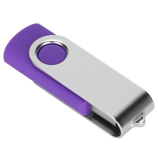 USB Flash Drive Candy Purple Roterbar bærbar lagringsminnepinne for PC Tablet32GB