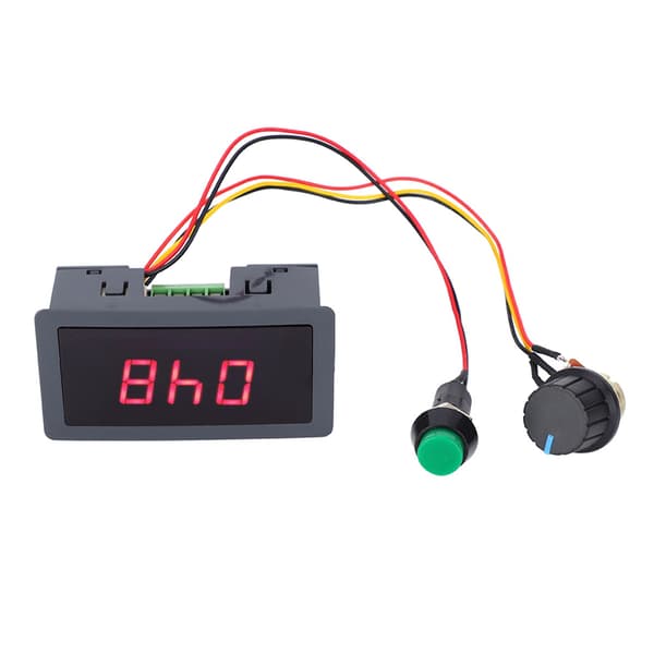 CCM5D Digital PWM DC Display Motorregulator 6V 12V 24V Justerbar Trinnløs Hastighetskontroller