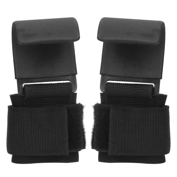 2 stk Fitness Vægtløftekrog NonSlip PullUps Power Lifting Grips Håndledsstropper