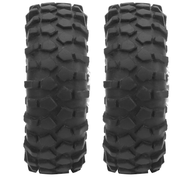 2 kpl kuorma-auton pyörän kumirengas, halkaisija 55 mm alumiiniseos sopii WPL D12 1/10 RC CarSilverille
