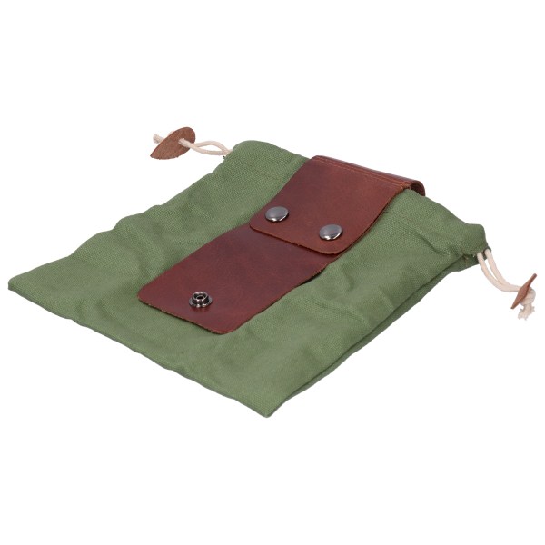 Foderpåse för utomhusbruk Bärbar Canvas Camping Bälte Påse Midja Hängande verktyg Förvaringsväska