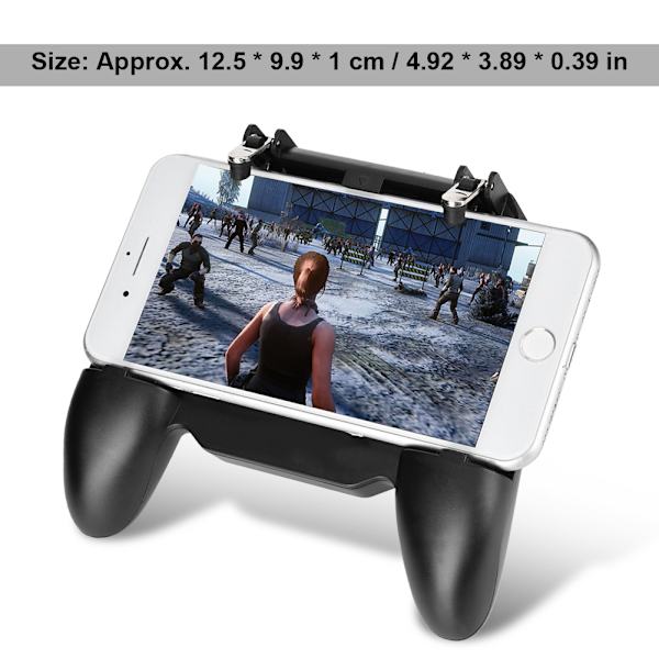 S R Cooling Handle Mobilspel Artefakt Trigger Eldknapp Sikta Nyckel Smarttelefonhållare Handtag