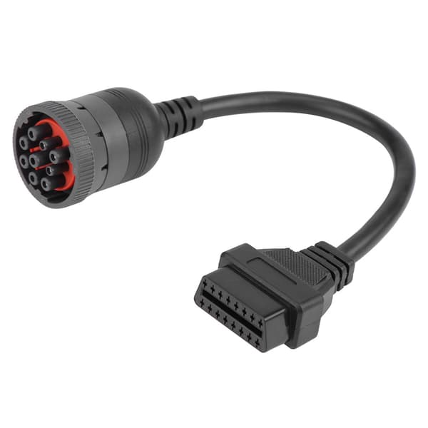 Lastbil diagnostisk interface hun 16-benet OBD2 9-benet adapterkabel bilværktøj