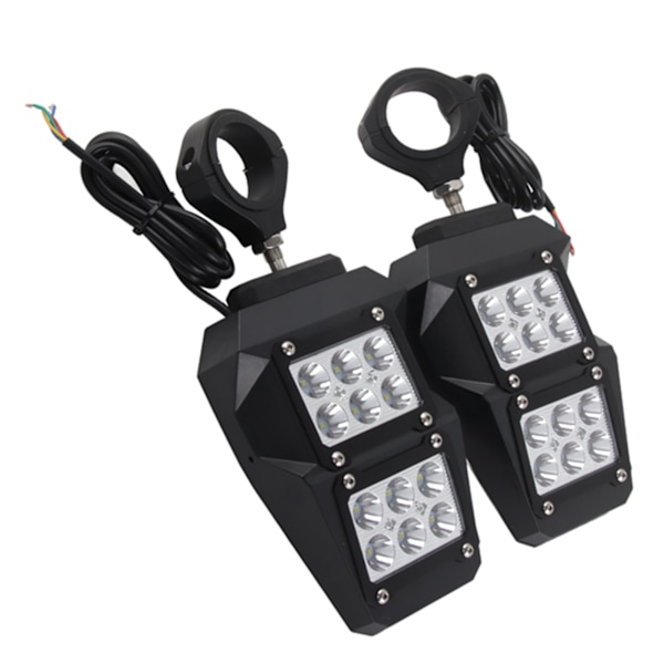 UTV Sidespeil 360 Grader Justerbart med LED-lys Passer for Polaris RZR/Ranger