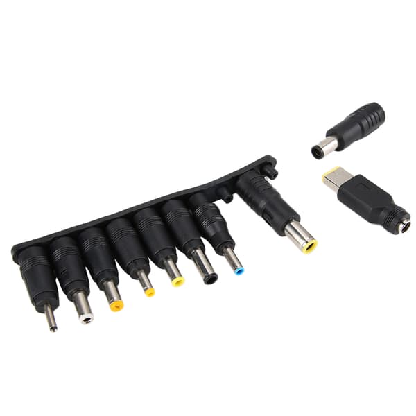 10 stk. DC 5.5MM Universell Multifunksjonell Notebook Laptop Strømforsyning Lader Adapterkontakt