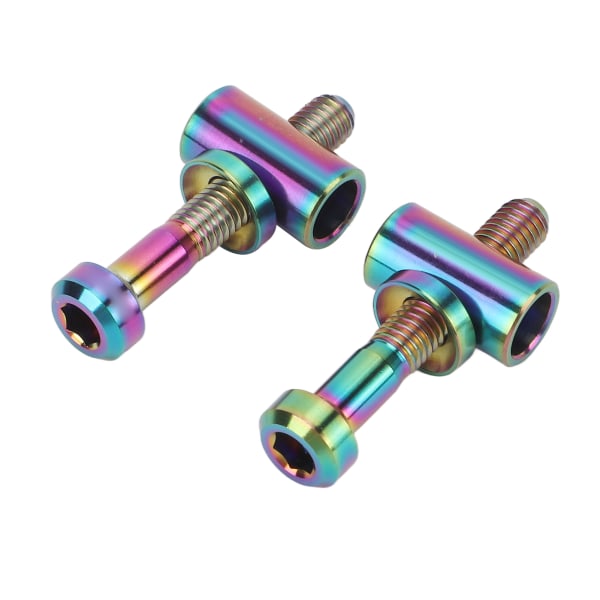 2 Stk RISK Cykel Sadelpind Skrue Titanium Alloy M5x30mm Balance Sadelstolpe Sadelrør Fastgørelsesskrue Farverig