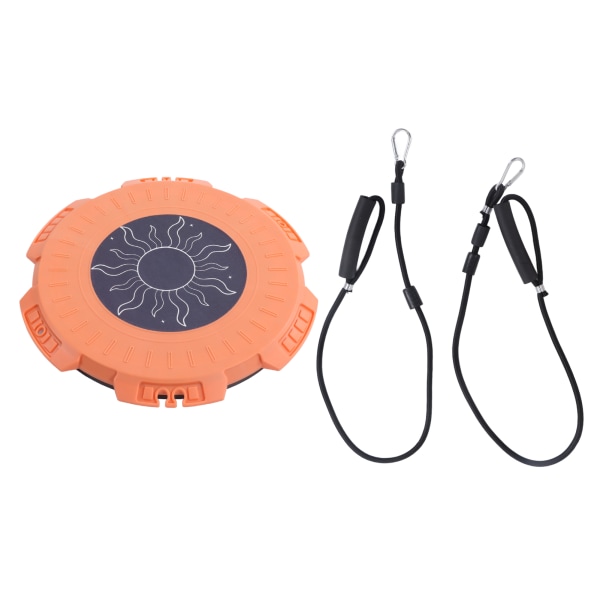 Midja vridskiva med dragrep Aerobic-träningsbräda Body Shaping Balance Board Fitness för hemmakontor Orange