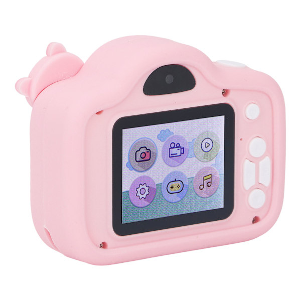 Mini Kids Kamera Multifunktion 2,0 Tum HD-skärm 2000W Pixel Söta Digital Videokamera för 3 Till 10 År Gamla