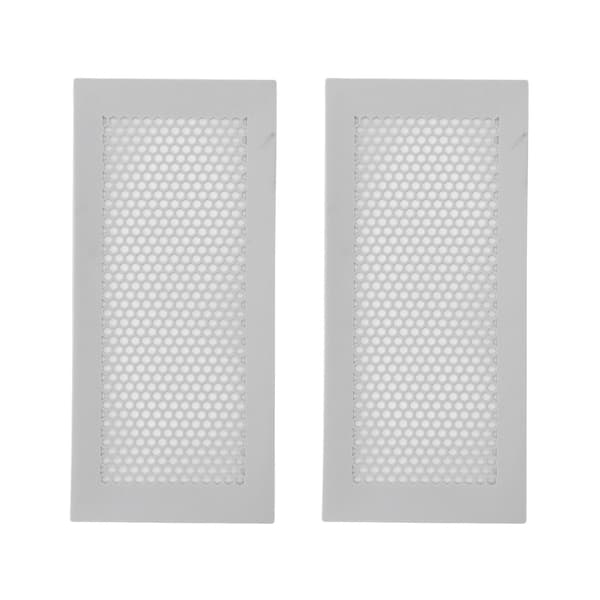 2 st Barnsäkra Ventilationsskydd Skyddande Silikon Säkra Ventilationsskydd för Hemgolv Grå