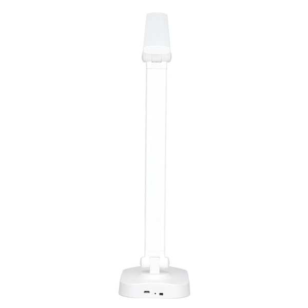 LED-bordlampe med øyebeskyttelse, sammenleggbar, 3 farger, USB-oppladbar bordlampe for arbeidsbenk, sybord