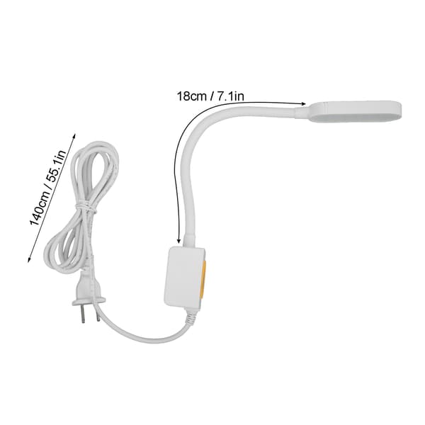 Smart Touch symaskin LED-lys med 3 hastigheter og øyebeskyttelse