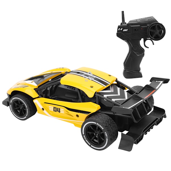 1/16 2.4G RC Alloy High Speed ​​Drifting Langattomat Lelut Kilpakaukosäädinauto 8004keltainen