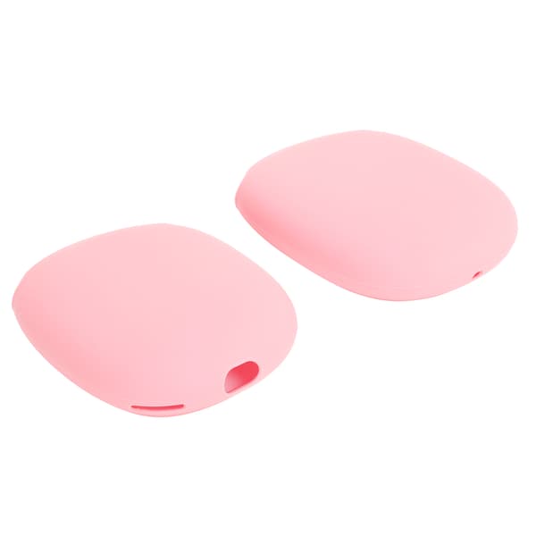 Silikon Bluetooth Headsetfodral Dammtätt Stötsäkert Skyddsfodral för IOS Earphone Max Rosa