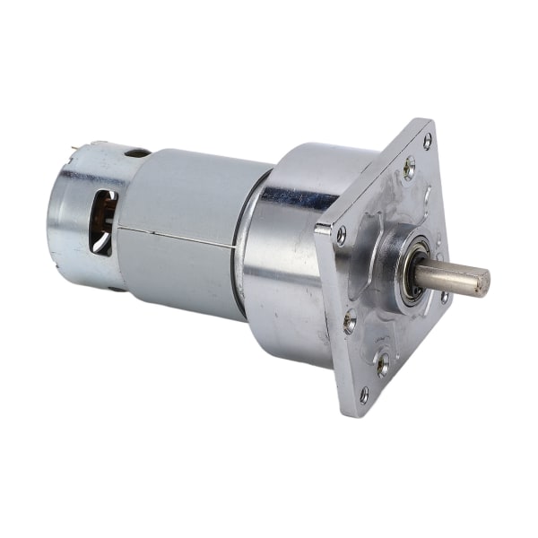 Gearmotor DC 24V 3.8A Selvlåsende snekkegear reduktionsmotor til maskine 120RPM 8.0KG·FCM