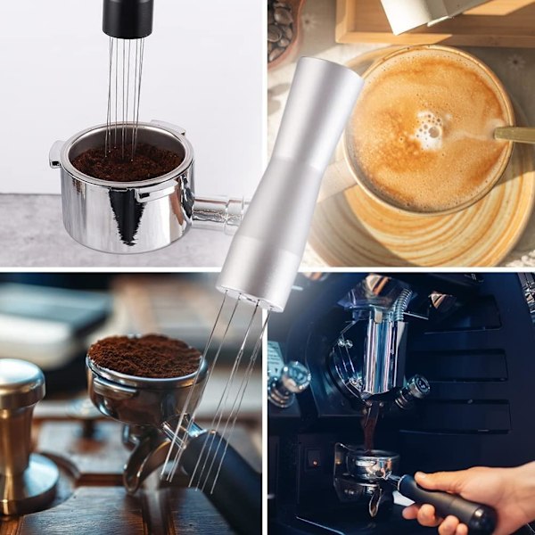 Kaffe nålefordeler i rustfritt stål Espresso nålestirrer Barista tilbehør